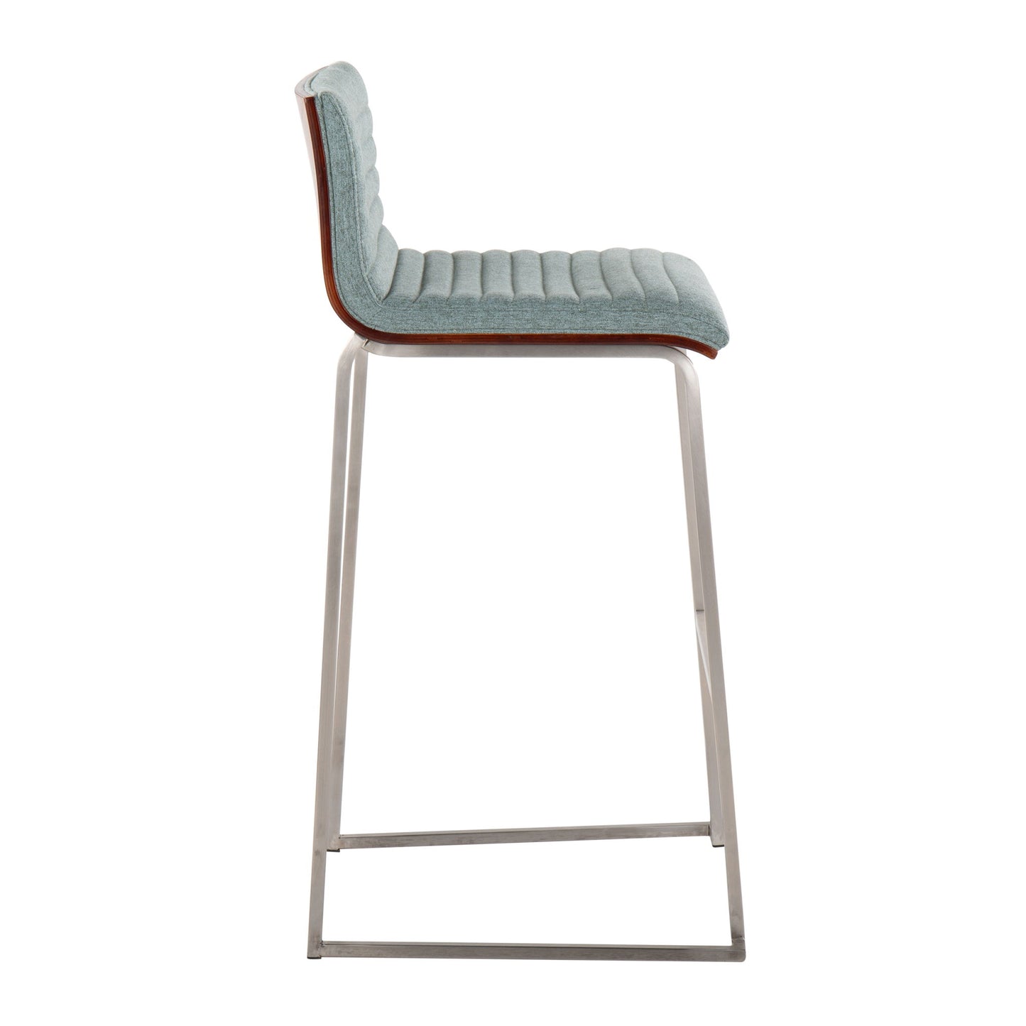 Mason Mara - Contemporary Fixed Height Barstool (Set of 2) Lumi Source
