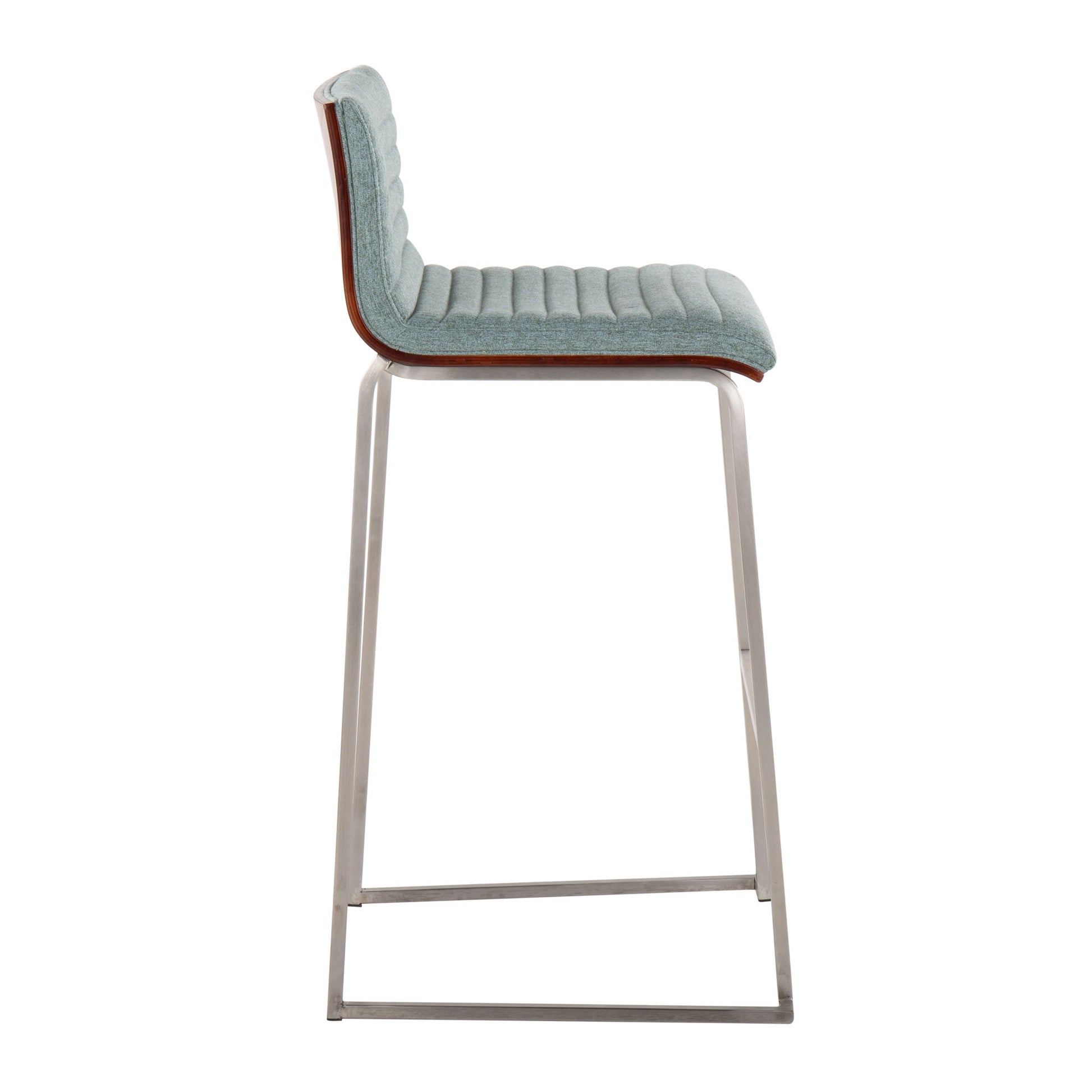 Mason Mara - Contemporary Fixed Height Barstool (Set of 2) Lumi Source