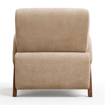Lounge Accent Chair For Living Room - Beige Coffee Home Essentials