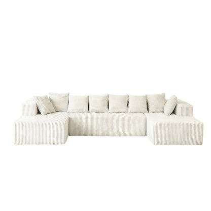Modular U Shaped Sectional Sofa Home Essentials