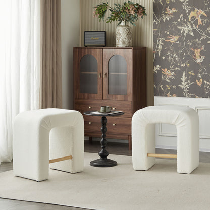 Boucle Stool (Set of 2) Noble House
