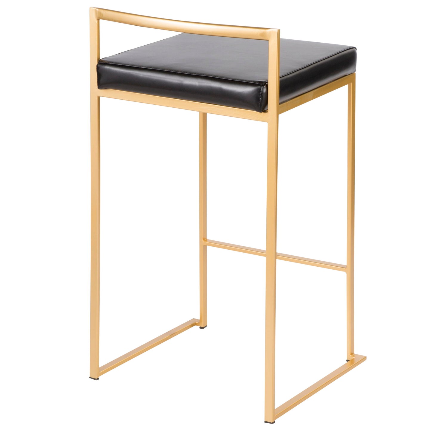 Fuji - Contemporary / Glam Design Counter Stool (Set of 2) Lumi Source