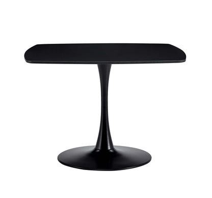 Table Mid-Century Dining Table For 4-6 People With Round MDF Table Top, Pedestal Dining Table, End Table Leisure Coffee Table Home Essentials