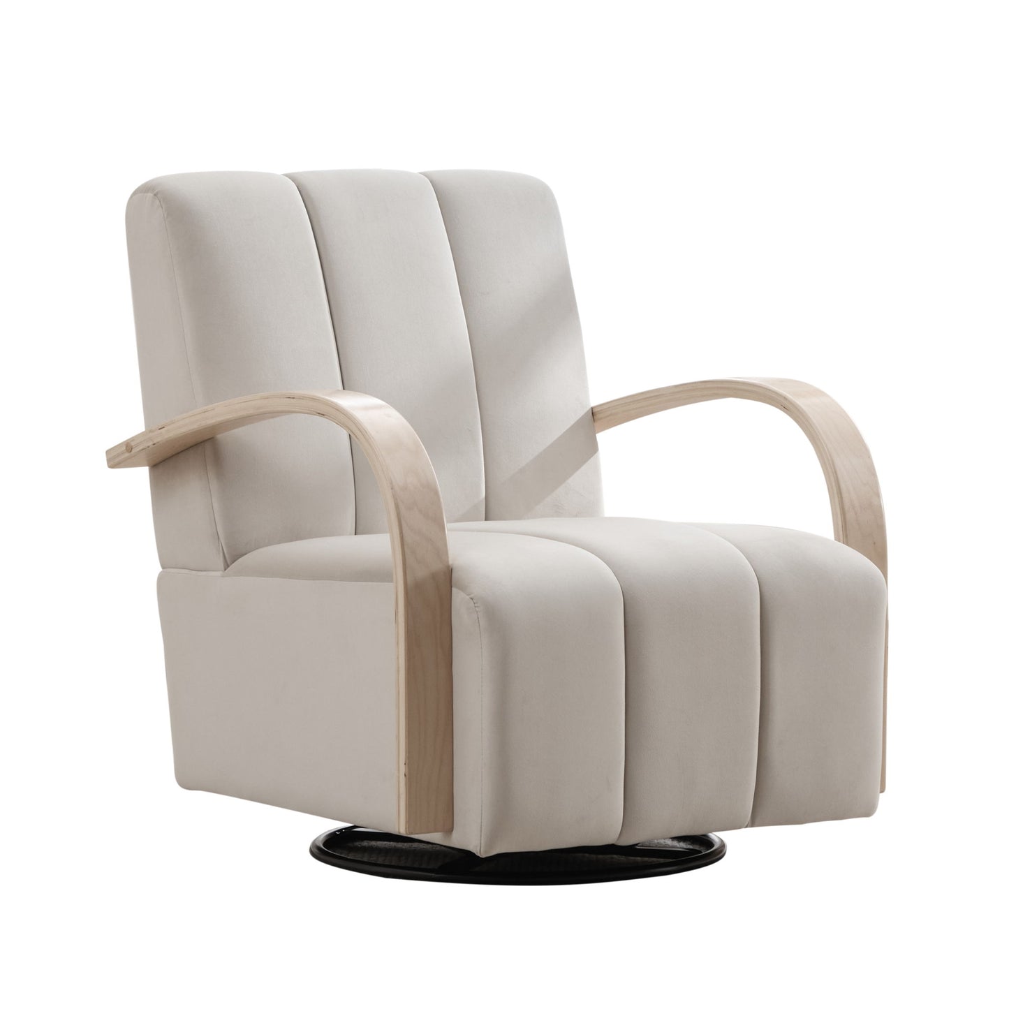 360° Swivel Accent Chair With Armrests Home Essentials