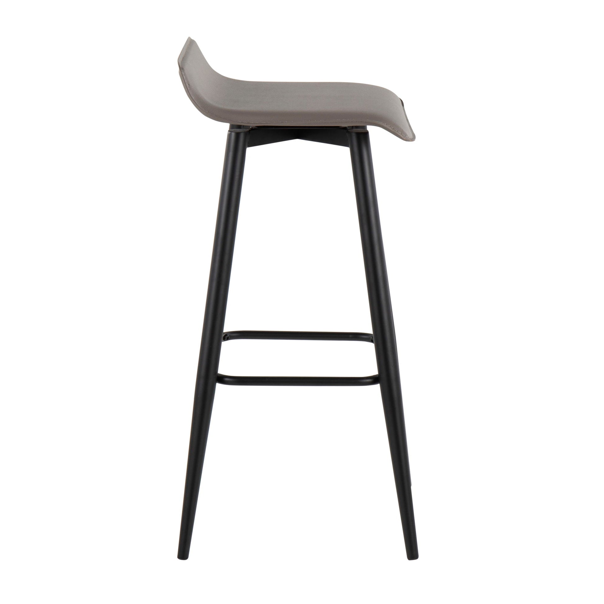 Ale - Contemporary Fixed Height Bar Stool (Set of 2) Lumi Source
