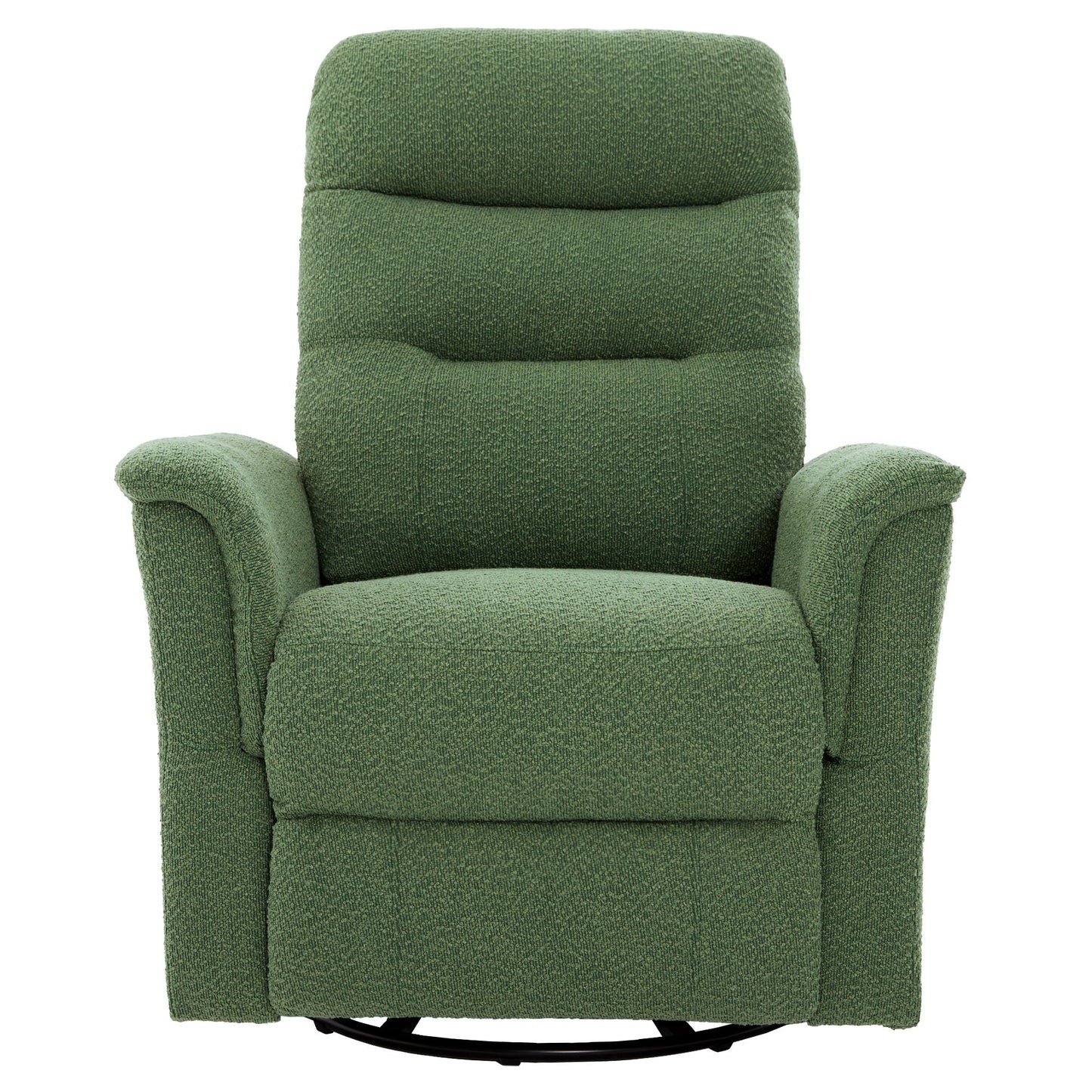 Manual Recliner Chair With 8 Point Massage And Swivel Function Noble House