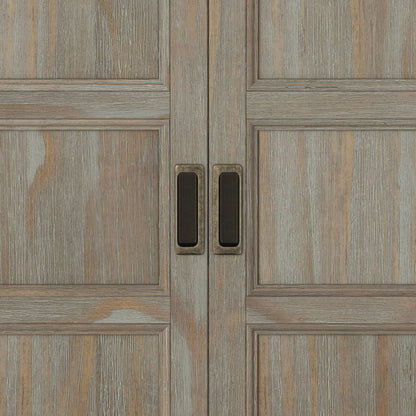 Burlington - Handcrafted Low Storage Cabinet Simpli-Home