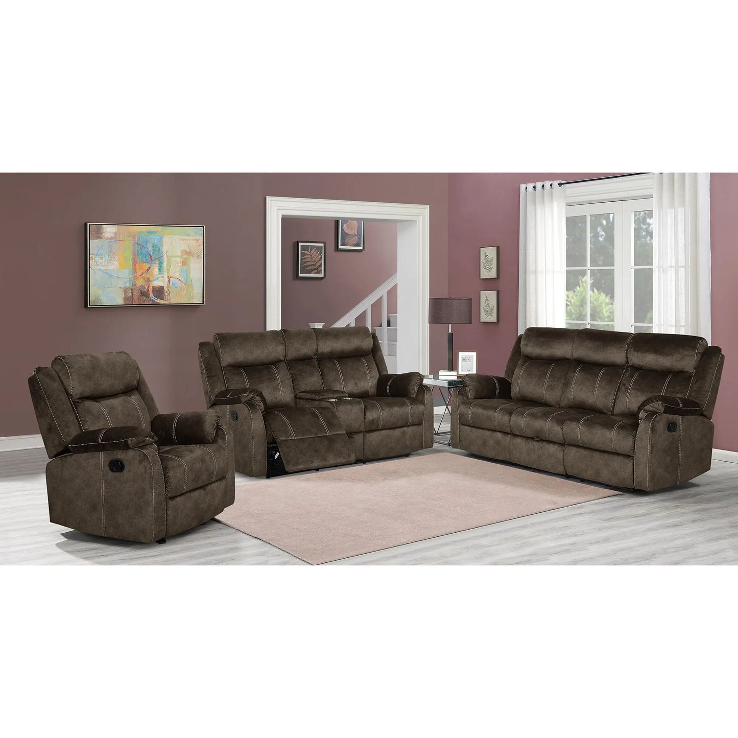 Sonet - Domino Reclining Sofas Global Furniture USA