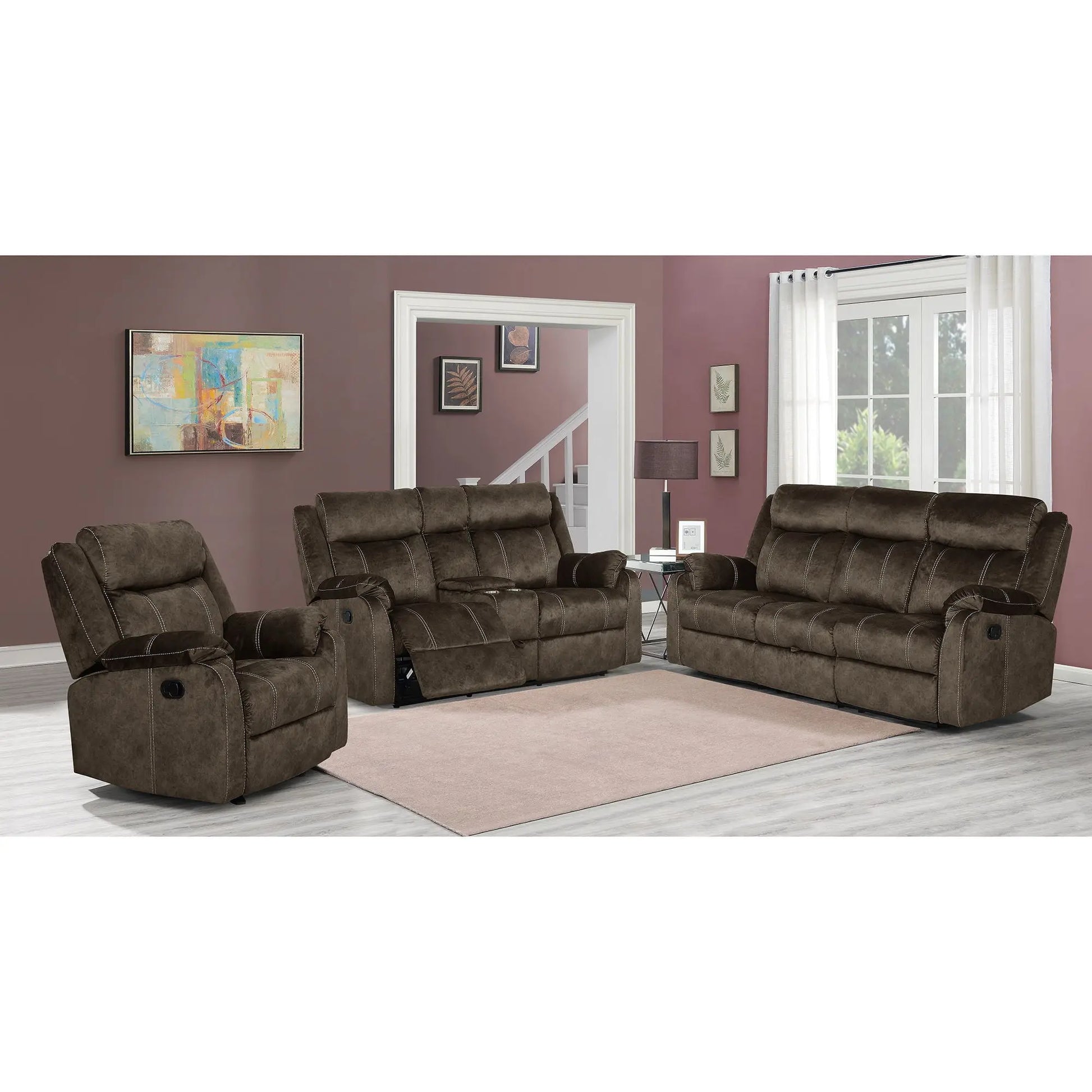 Sonet - Domino Reclining Sofas Global Furniture USA