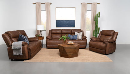 Ellington - Upholstered Padded Arm Sofa Set