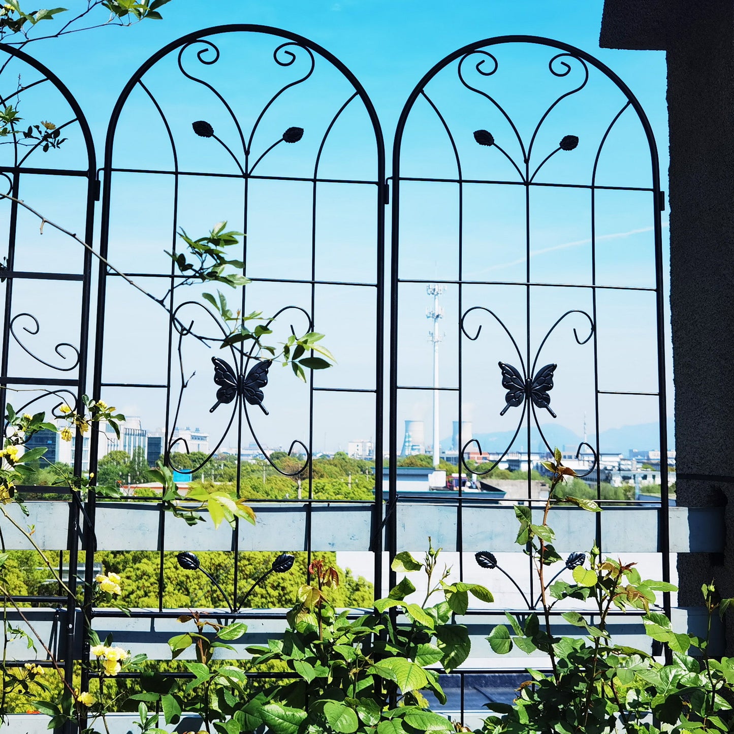 Garden Metal Trellis Rustproof Trellis For Climbing Plants Outdoor Flower Support Daily Nest