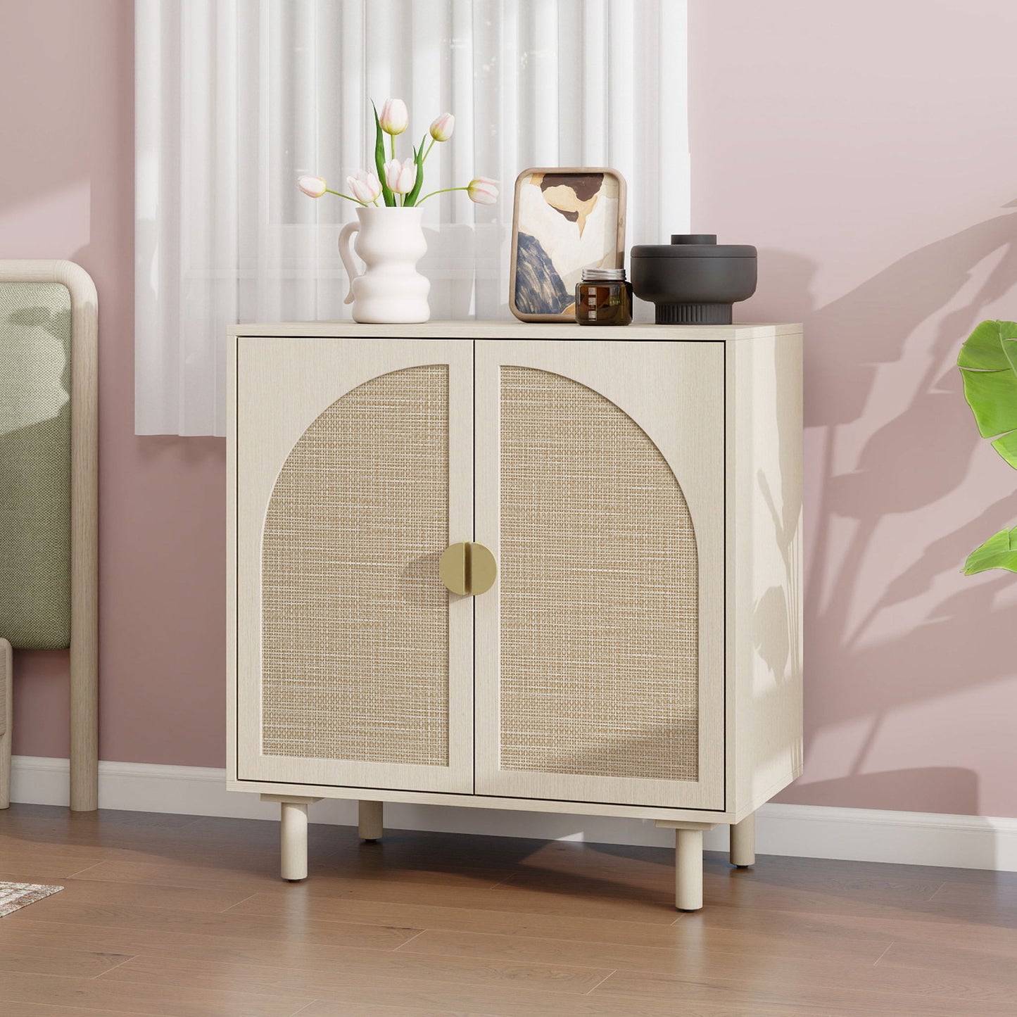 2 Door Ergonomic Cabinet Home Essentials