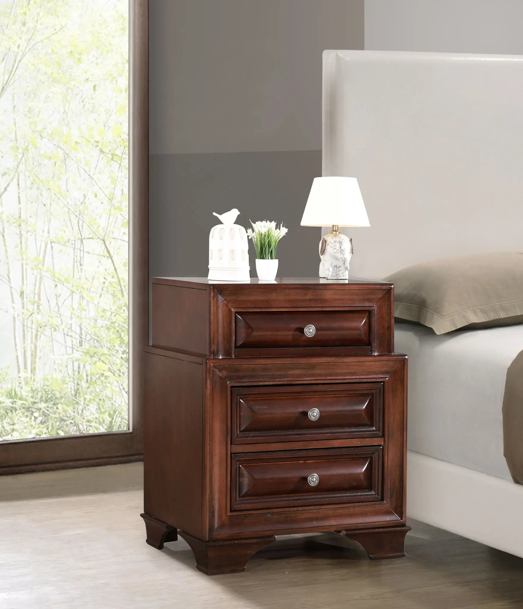 LaVita - Nightstand - Cappuccino Glory Furniture