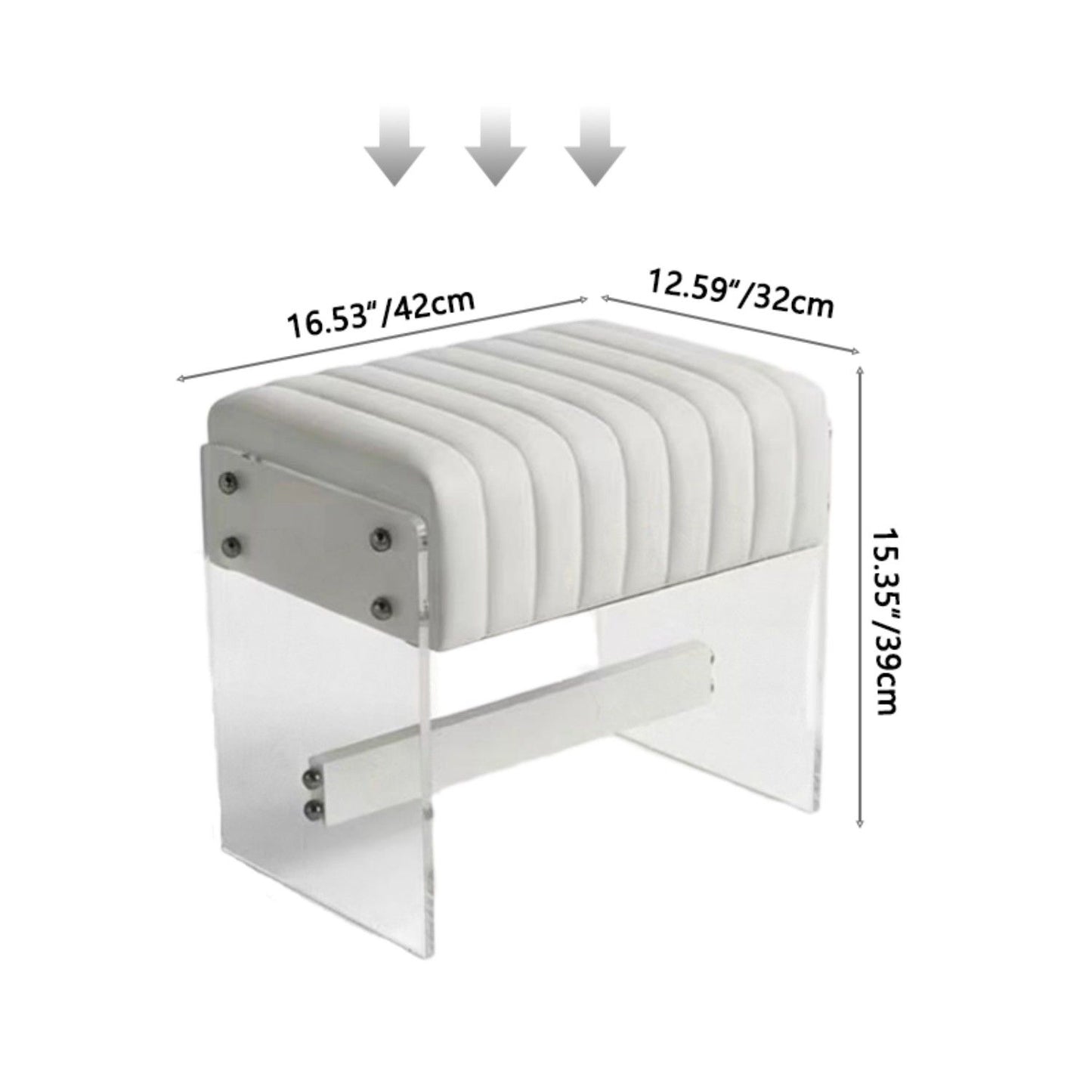 Stool - White Home Essentials