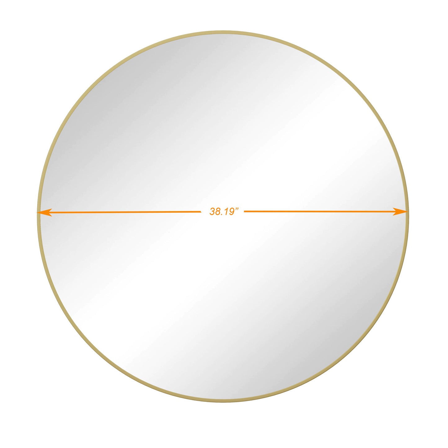 Wall Circular Mirror Metal Framed Mirror Round Vanity Mirror Dressing Mirror, For Bathroom, Living Room, Bedroom Wall Decor Daily Nest