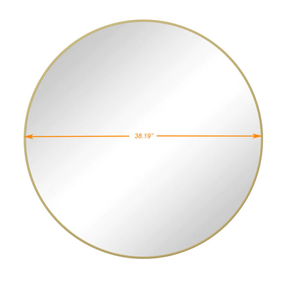 Wall Circular Mirror Metal Framed Mirror Round Vanity Mirror Dressing Mirror, For Bathroom, Living Room, Bedroom Wall Decor Daily Nest
