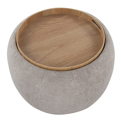 Tray - Pouf Contemporary Ottoman Lumi Source