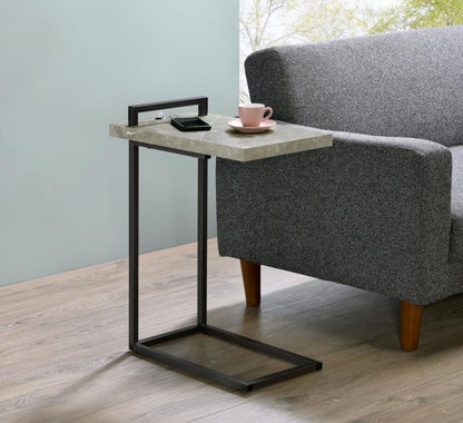 Maxwell - C-shaped Side Table USB Charging CoasterEveryday