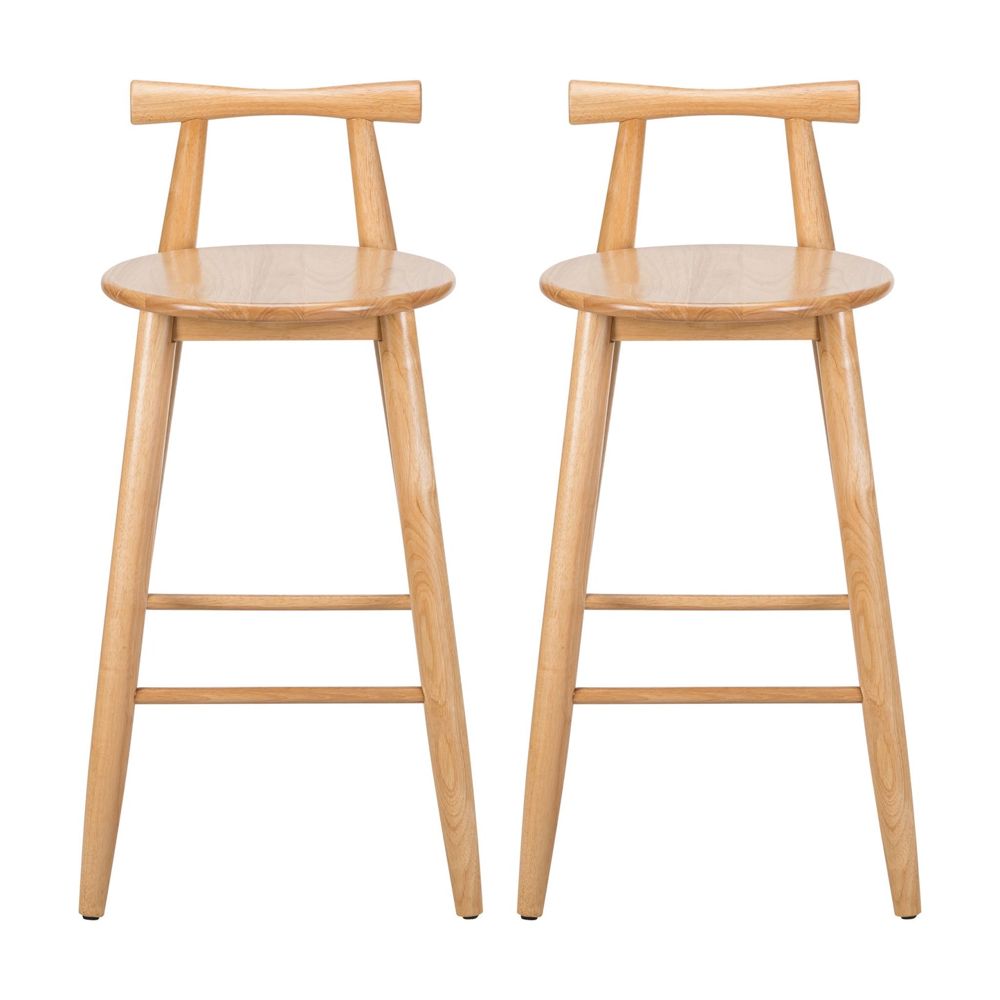 Grove - Indoor Barstool (Set of 2) - Natural Noble House