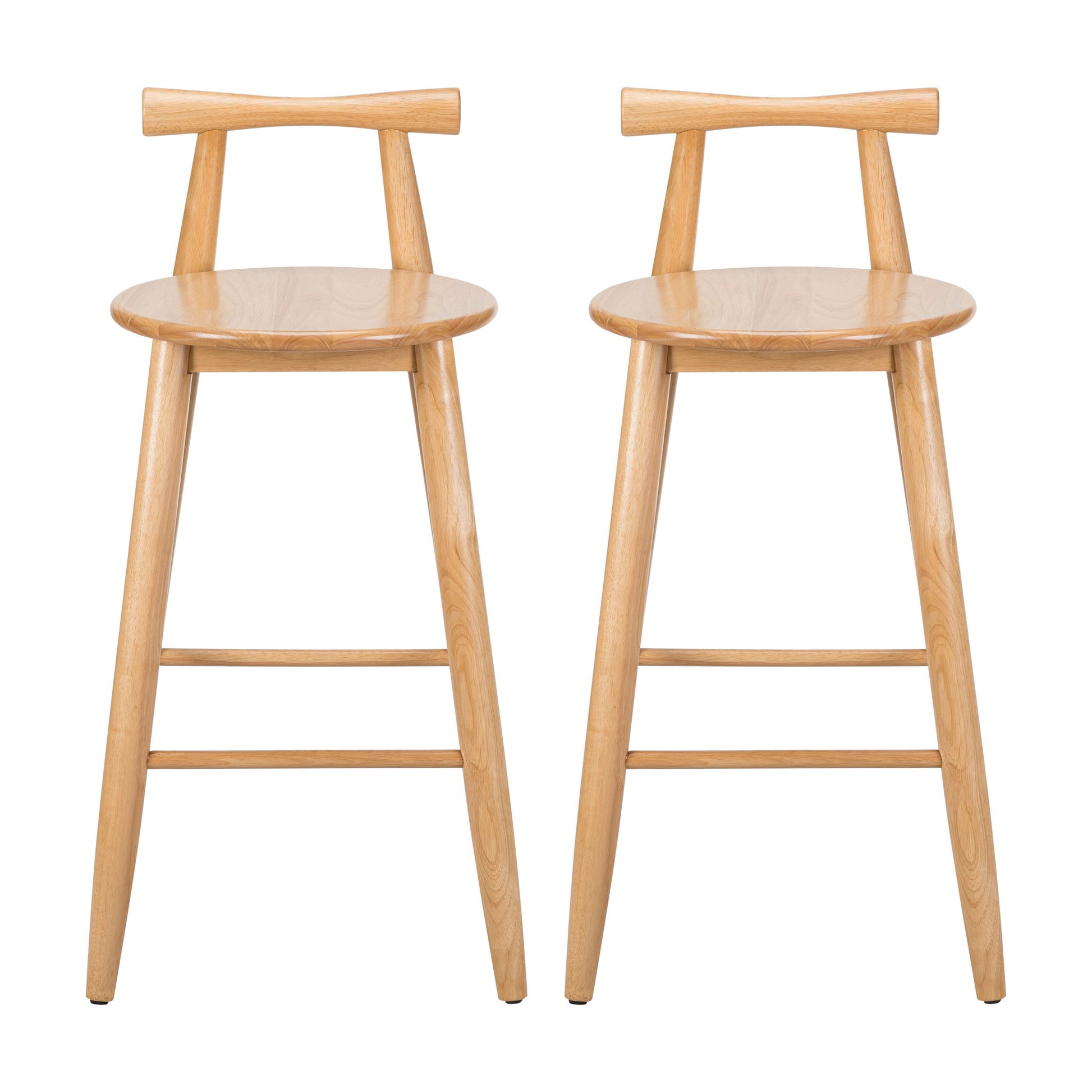 Grove - Indoor Barstool (Set of 2) - Natural Noble House