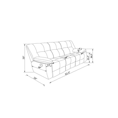 Liam - Reclining Set Global Furniture USA