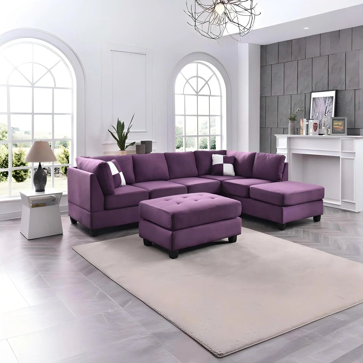 Malone - Comfort Sectional Glory Furniture