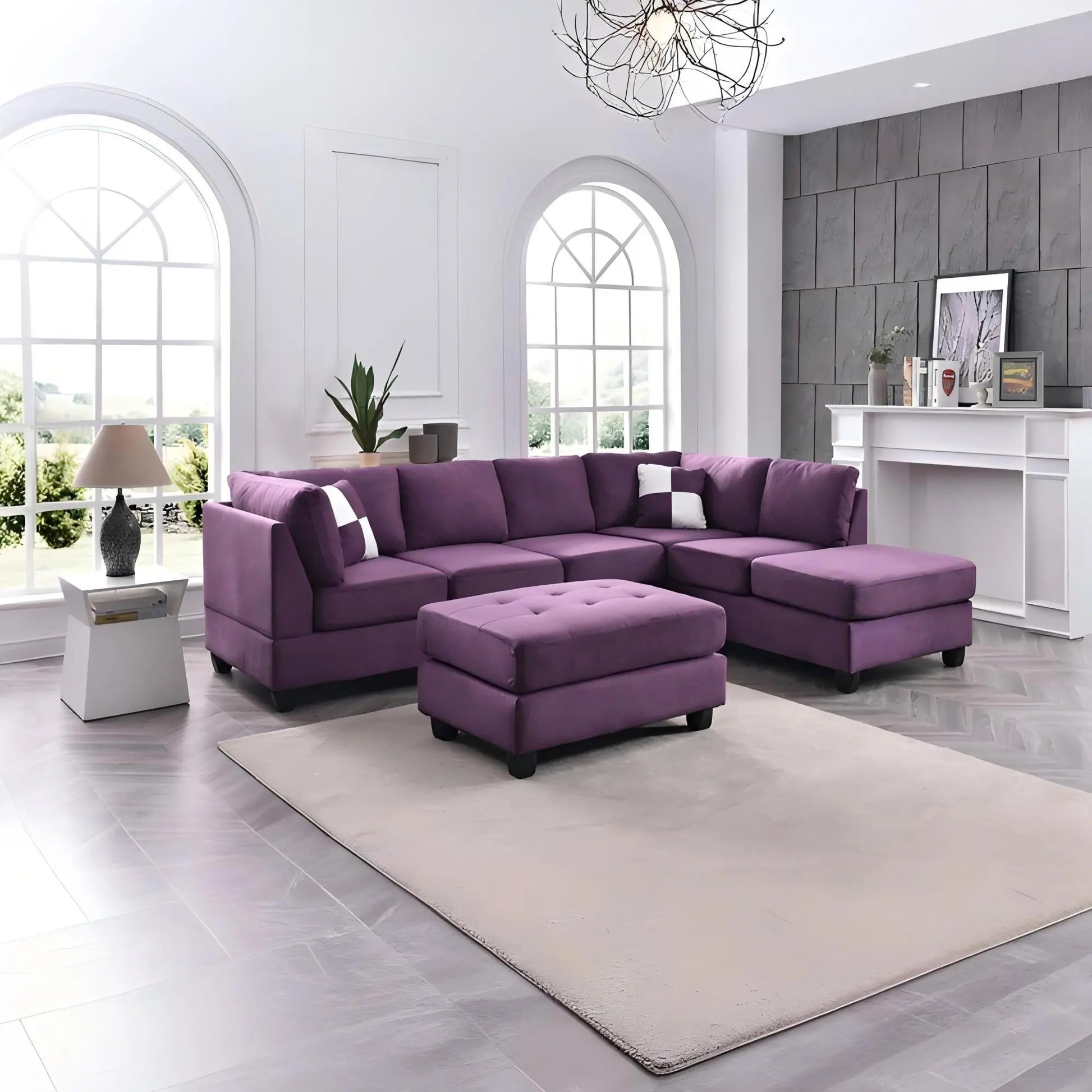 Malone - Comfort Sectional Glory Furniture