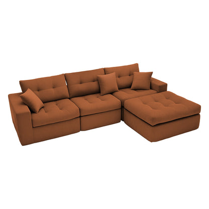 Corner Chaise L-Shaped Sectional Sofa Bed Home Essentials