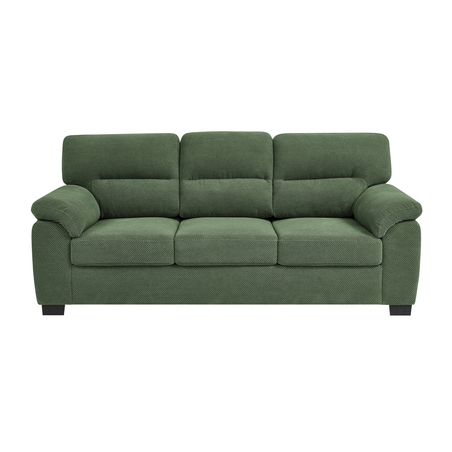 3 Seater Sofa With Padded Armrests And Triangular Leg Home Essentials
