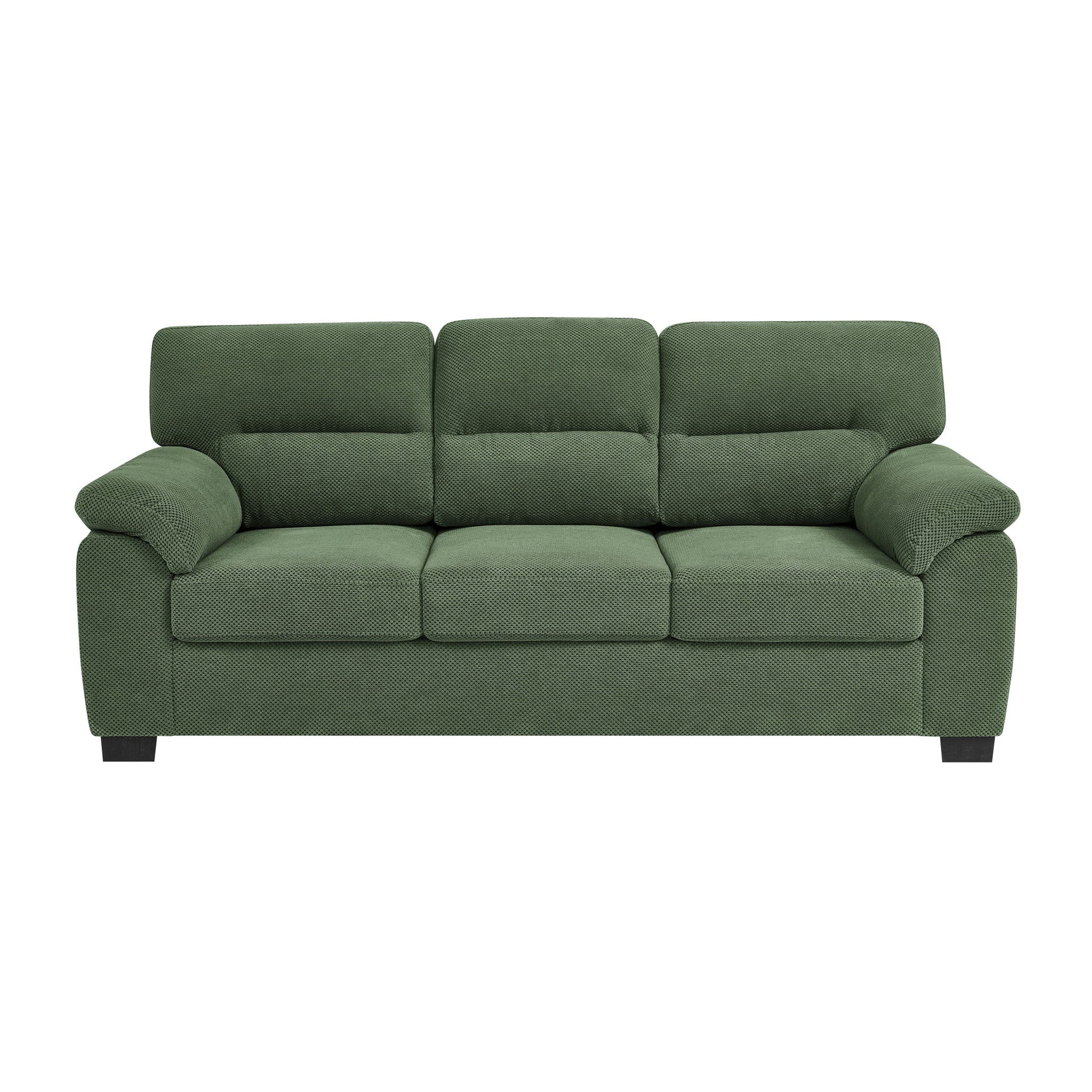 3 Seater Sofa With Padded Armrests And Triangular Leg Home Essentials