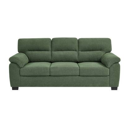 3 Seater Sofa With Padded Armrests And Triangular Leg Home Essentials