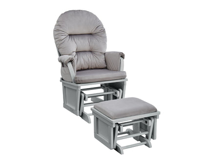 Madison - Glider And Ottoman - Gray