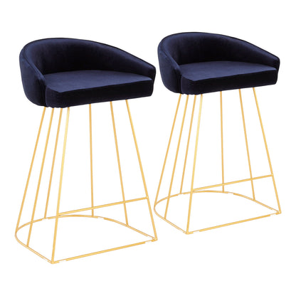 Canary - Contemporary Counter Stool (Set of 2) Lumi Source