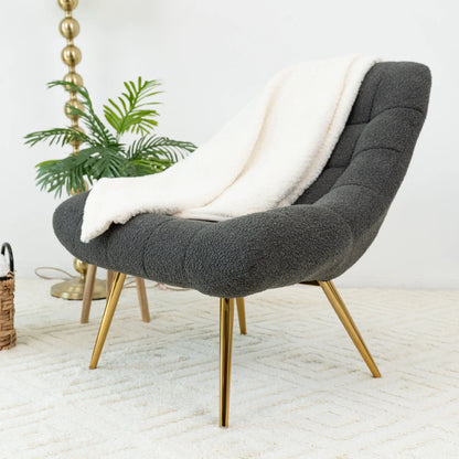 Aubrey - French Boucle Lounge Chair Ashcroft Furniture