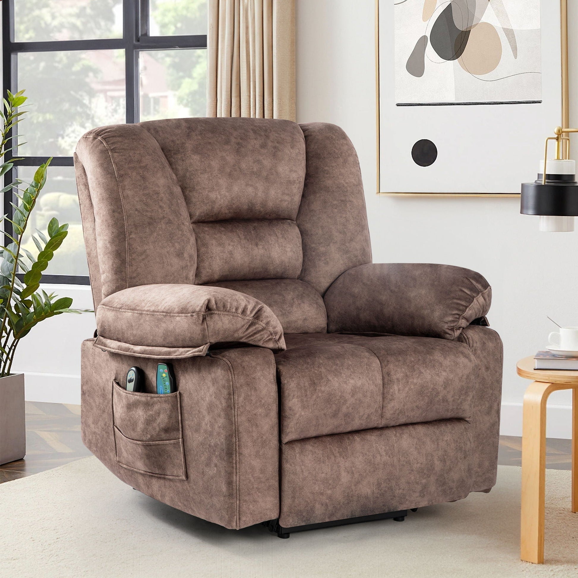 Power Lift Recliner Chair Sofa With Massage Home Essentials