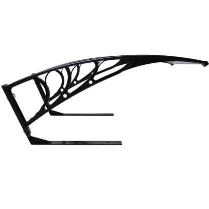 Weather Resistant Polycarbonate Canopy Outdoor Shade Cover For Robotic Lawn Mowers - Black Home Essentials