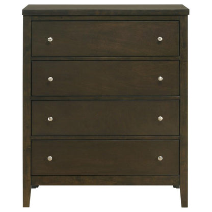 Wilkes - 4-Drawer Chest Of Drawers - Dark Cocoa Coaster Fine Furniture