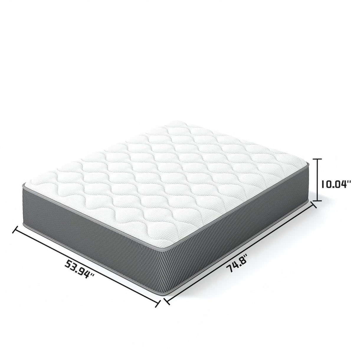 10" Hybrid Mattress With Individual Pocket Coils And Memory Foam Daily Nest