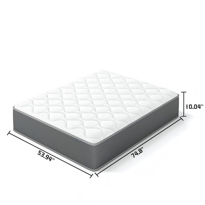 10" Hybrid Mattress With Individual Pocket Coils And Memory Foam Daily Nest