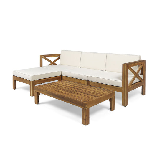 Alcove - L Shape Sofa Set Noble House