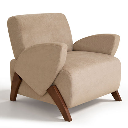 Lounge Accent Chair For Living Room - Beige Coffee Home Essentials