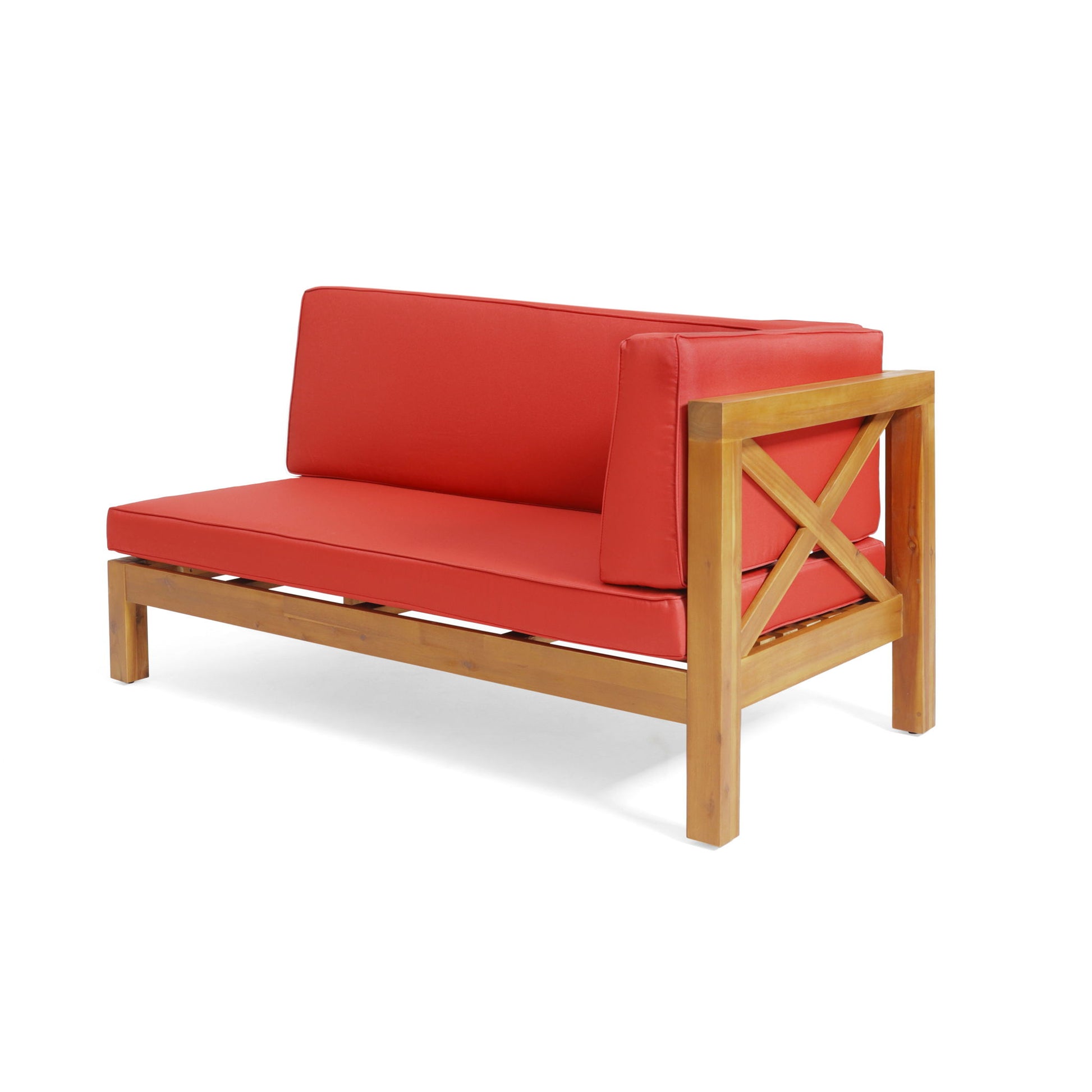 Brava - X Back Corner Bench Noble House