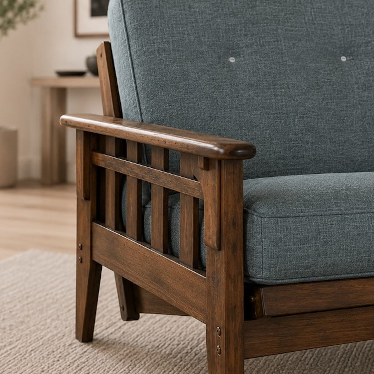 Montana - Full Size Futon Frame - Aqua Home Essentials