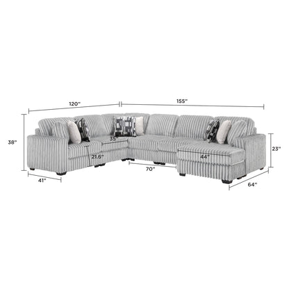 Snuggle - Living Room Sectional Matrix Furniture Group