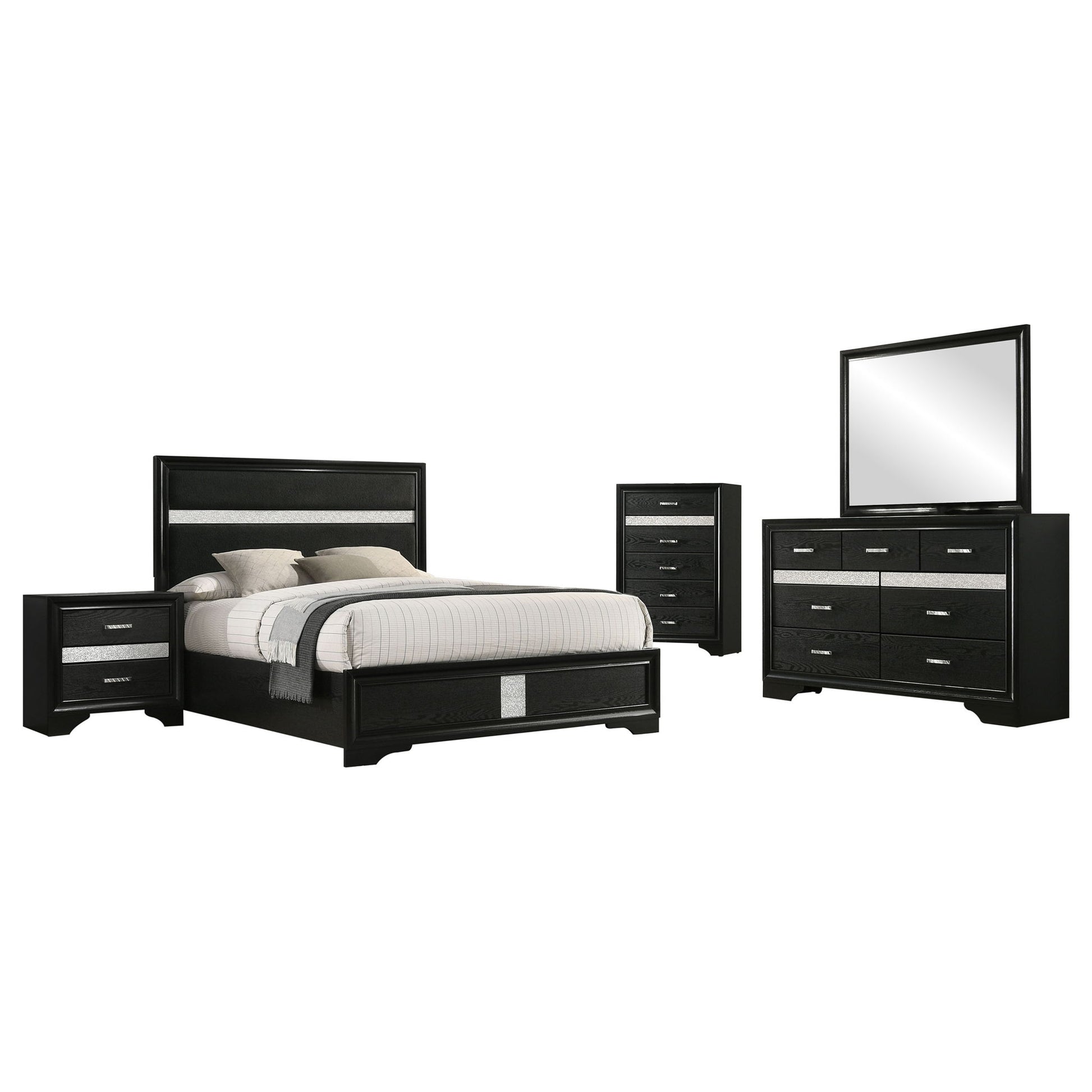 Annie - 5 Piece Bedroom Set Furniture Max