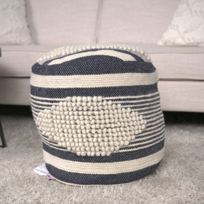 Diamond - Handcrafted Cylindrical Pouf Home Essentials