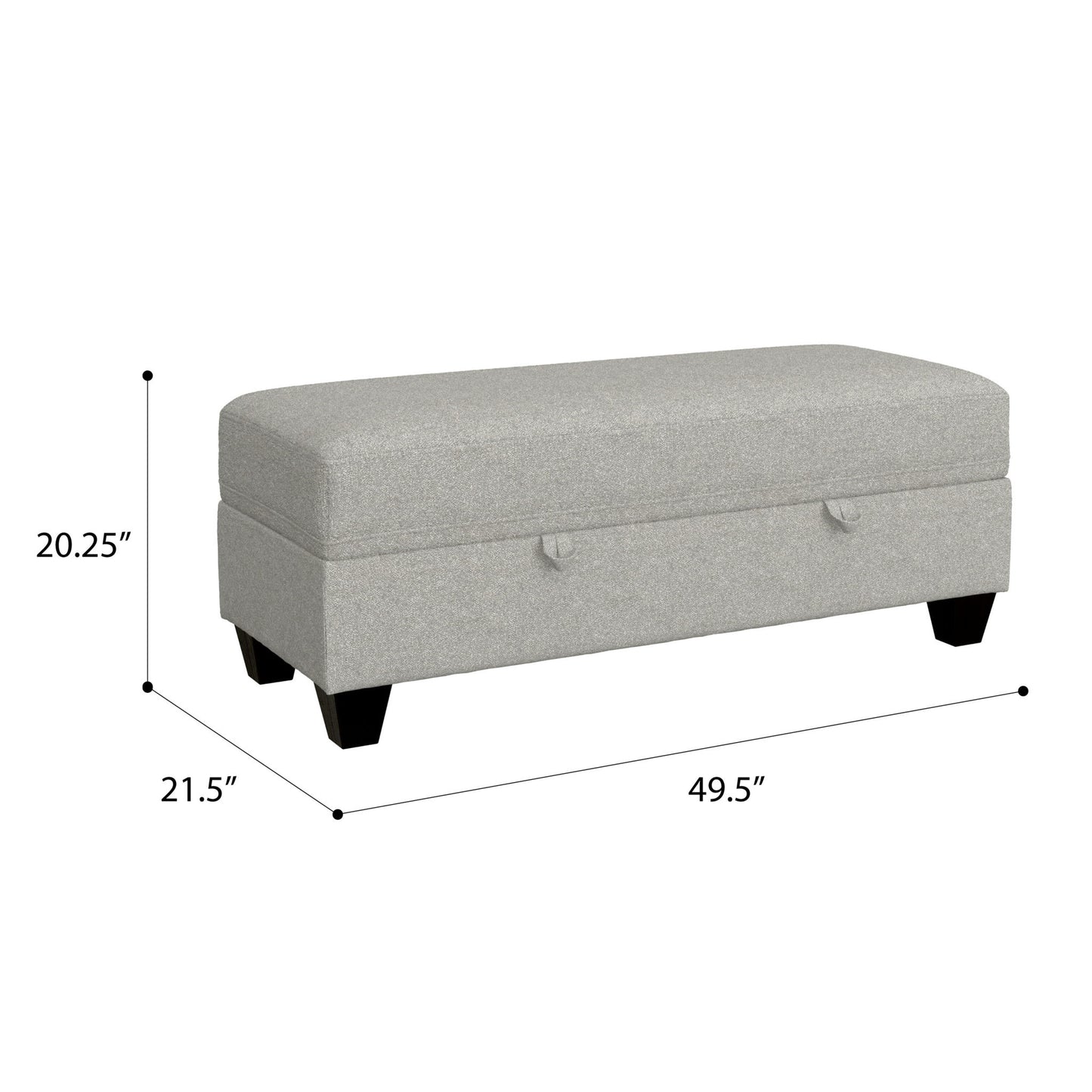 Drason - Storage Ottoman Emerald Home