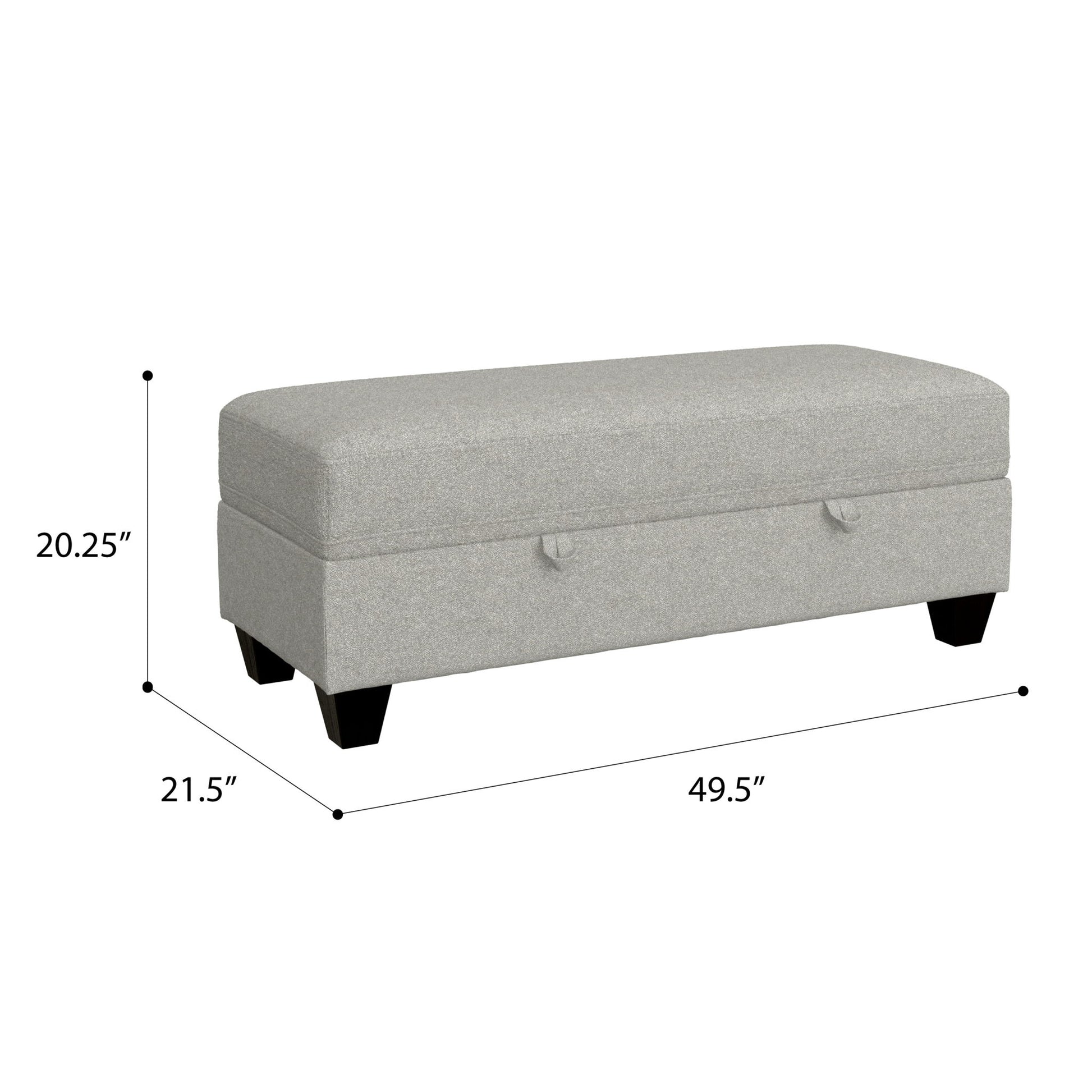 Drason - Storage Ottoman Emerald Home
