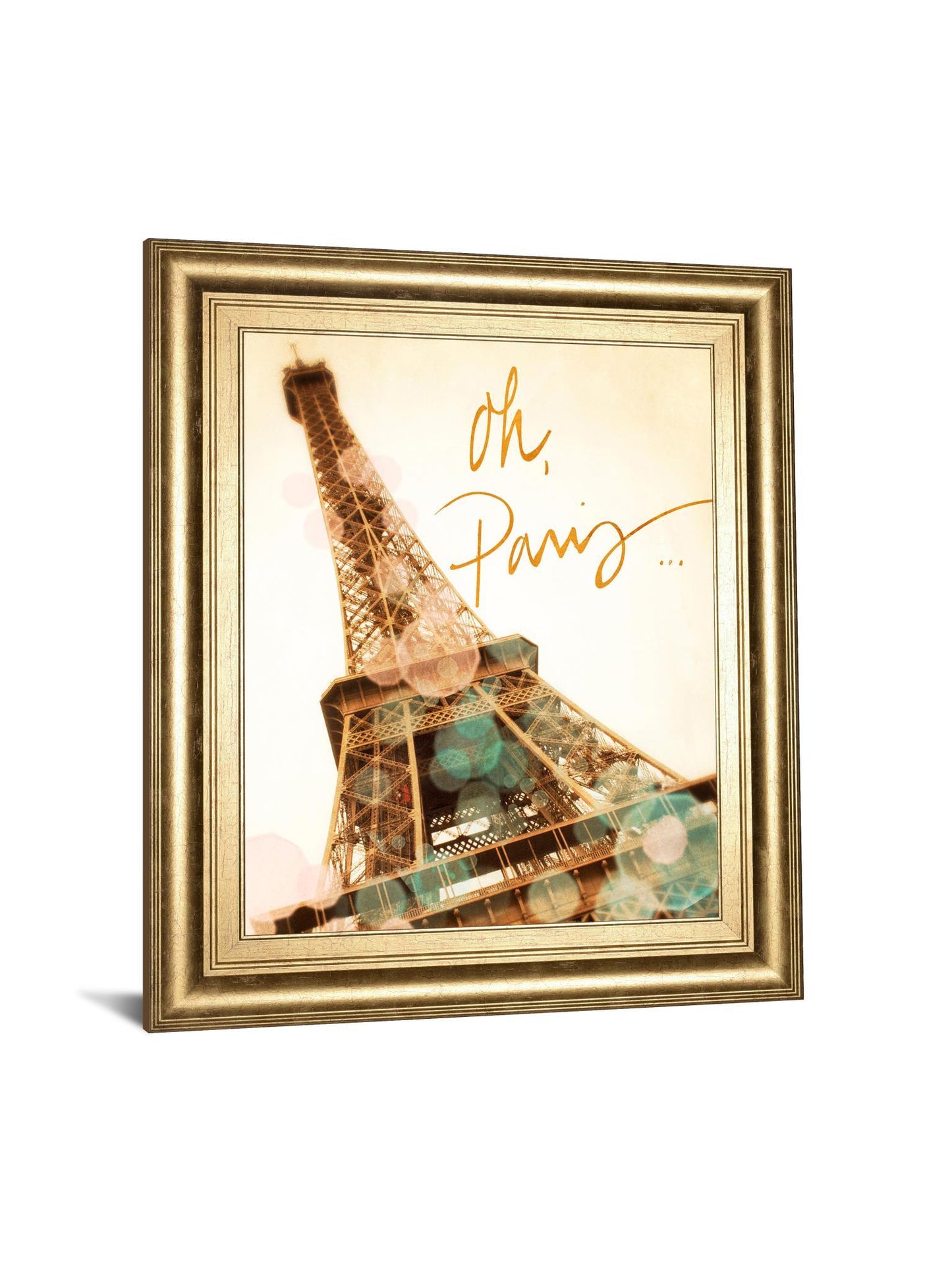 Oh Paris By Emily Navas - Framed Print Wall Art - Beige