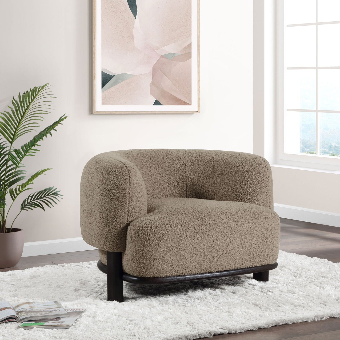 Kensing - Barrel Back Accent Chair Furniture Max